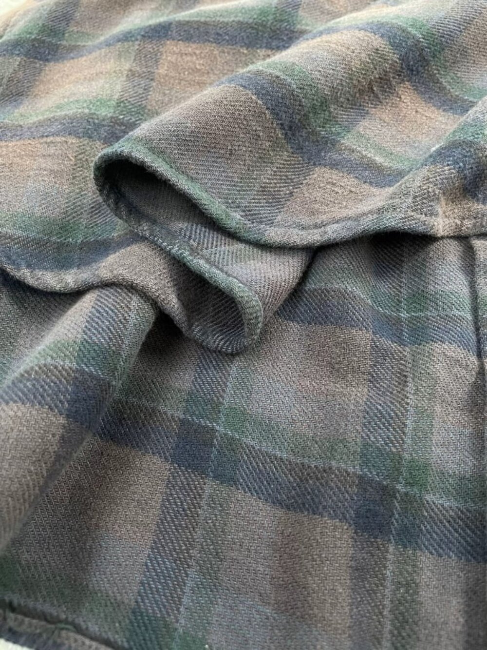 R13 NWOT Draped Front Plaid Flannel Button-Up Shirt XS - Picture 13 of 15